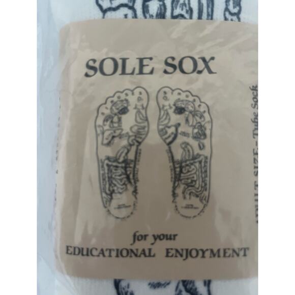Sole Sox Unisex Tube Socks Anatomically accurate with Reflexology points - Picture 10 of 12